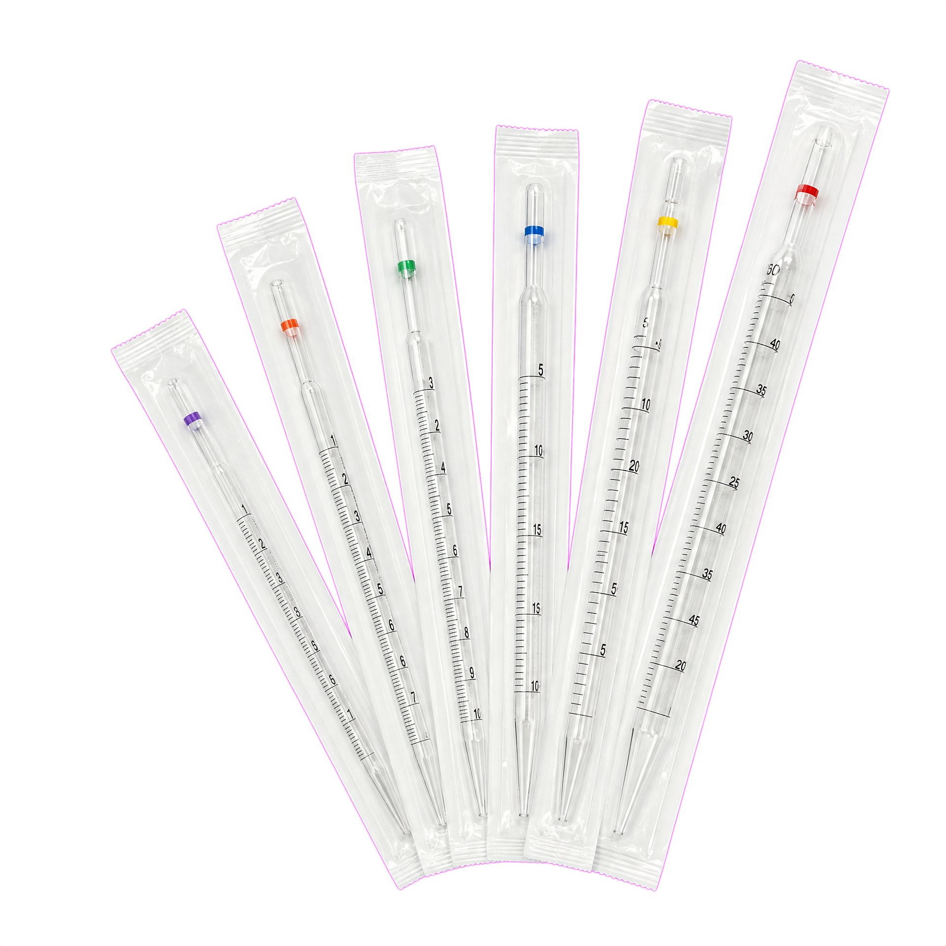 Sterile Serological Pipettes, Color-Coded
